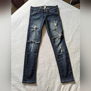 Ripped Blue Asphalt Jeans